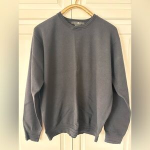 NWT Vintage Nike Tiger Woods Collection Merino Wool Crewneck Sweater Black Large